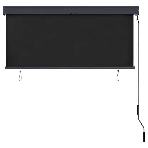 vidaXL Roller Shade Anthracite Polyester with PA Coating 55.1x98.4in