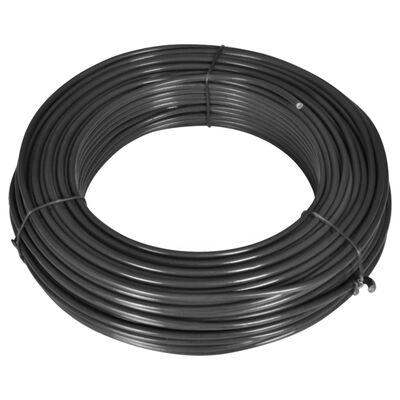 vidaXL Fence Line Wire 262.5' 0.1"/0.1" Steel Gray