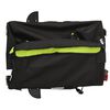 vidaXL Bike Trailer Black and Green 66.1 lb Iron