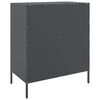 vidaXL Sideboard Anthracite Steel Medium Doors Sideboard Rectangular