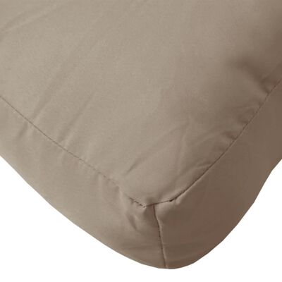 vidaXL Pallet Cushion Taupe 31.5"x31.5"x4.7" Fabric