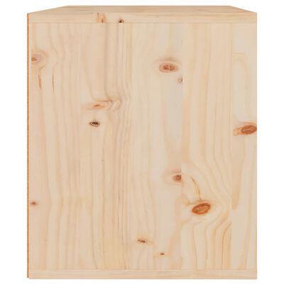 vidaXL Wall Cabinet 17.7"x11.8"x13.8" Solid Wood Pine