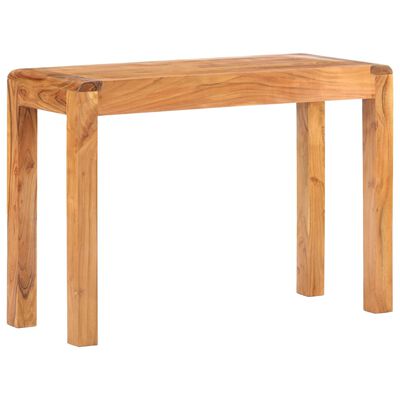 vidaXL Console Table 43.3"x15.7"x29.9" Solid Acacia Wood in Sheesham Finish