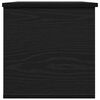 vidaXL Storage Box Black Oak 40.16 x 13.78 x 13.78 in Engineered Wood