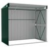 vidaXL Garden Shed Green Galvanized Steel 46.5 x 76.4 x 70.1 in