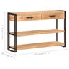 vidaXL Sideboard 47.2"x11.8"x29.5" Solid Acacia Wood