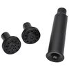 vidaXL Garden Fountain Pump Black Plastic Compact Adjustable Armrests