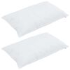 vidaXL Pillow with Pillow 2 pcs White 15.75 x 31.50 in Cotton
