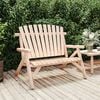 vidaXL Garden Bench Natural wood Solid spruce wood Medium Ergonomic