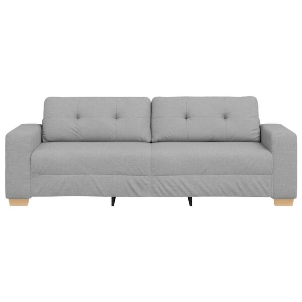 vidaXL Sofa Cloud Grey 87.01 x 30.71 x 31.50 in Fabric