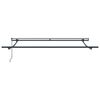 vidaXL Awning Frame Manual Anthracite 9.84 x 8.20 ft Aluminium