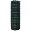 vidaXL Euro Fence Steel 82ftx3.3ft Green
