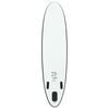 vidaXL Inflatable Stand Up Paddle Board Set Black and White