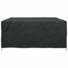 vidaXL Furniture Cover Plain Black 118.11 x 98.43 x 27.56 in 420D