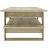 vidaXL Coffee Table Sonoma Oak 43.3"x21.7"x16.5" Engineered Wood