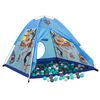 vidaXL Play Tent Blue, White, Gray, Mint Green