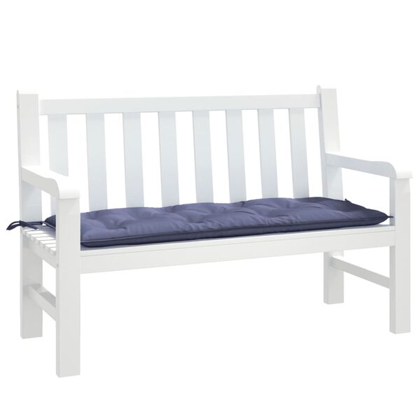 vidaXL Garden Bench Cushion Navy blue Oxford fabric (100% polyester)
