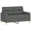 vidaXL Sofa Set Dark Grey Fabric (100% polyester), metal, textilene, plywood