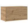 vidaXL Storage Chest Artisan Oak 33.1x16.5x18.1" Engineered Wood