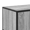 vidaXL TV Cabinet Gray Sonoma Engineered wood, Metal 70.9 in long