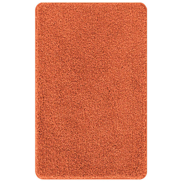 vidaXL Anti-slip Bath Mat Orange 19.7" x 31.5" PP