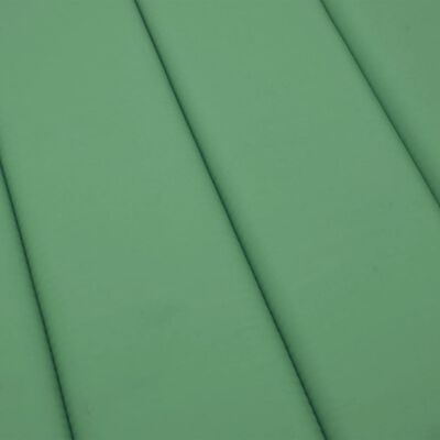 vidaXL Sun Lounger Cushion Green 78.7"x19.7"x1.2" Fabric