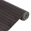 vidaXL Rug Dark Brown Bamboo, Polypropylene 23.6 x 196.9 in Non-slip