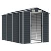 vidaXL Garden Shed Anthracite Galvanized Steel Large Garden Shed