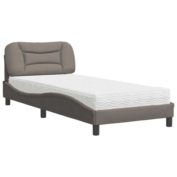 vidaXL Bed Taupe
