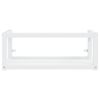 vidaXL Washbasin Frame With Basin White Powder-coated Iron Medium