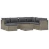 vidaXL Garden Lounge Set Grey, Dark grey