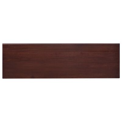 vidaXL TV Stand Classical Brown 39.4"x11.8"x17.7" Solid Wood Mahogany