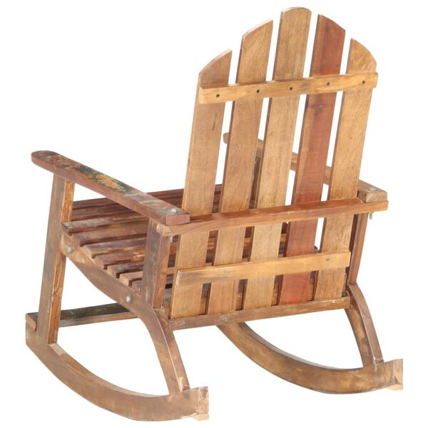 vidaXL Garden Rocking Chair Multicolour Solid reclaimed wood Standard