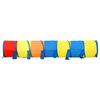 vidaXL Play Tunnel Multicolor 170T polyester, steel, PE (polyethylene)