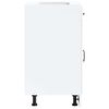 vidaXL Kitchen Base Cabinet White Engineered wood Standard