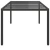 vidaXL Garden Dining Table Pure Black 98.43 x 39.37 x 29.53 in