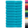 vidaXL Sauna Towel Set of 10 Turquoise 100% cotton 31.5 x 78.7 in