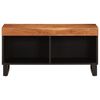 vidaXL TV Cabinet Natural Wood Solid Acacia Wood Medium TV Cabinet