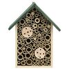 vidaXL Insect Hotel Natural wood Solid firwood Insect Hotel Rectangular