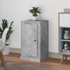 vidaXL Sideboard Concrete Grey Engineered Wood 14.8x13.8x26.6 in
