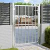 vidaXL Garden Gate 39.4" x 47.2" Stainless Steel