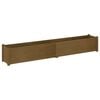 vidaXL Planter Set of 2 Honey Brown Solid Pinewood Large Durable
