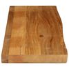 vidaXL Table Top Brown Solid mango wood Medium Table Top Rectangular
