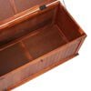 vidaXL Storage Chest Brown Solid acacia wood, MDF 31.1 x 13.4 x 12.6 in