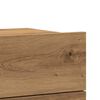 vidaXL Wall-mounted Bedside Cabinet Set of 2 Artisan Oak Engineered wood