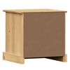 vidaXL Bedside Cabinet Honey Solid Pine Wood with Honey Wax Finish Small