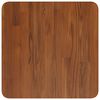 vidaXL Square Table Top Dark Brown 15.7"x15.7"x0.6" Treated Solid Wood Oak