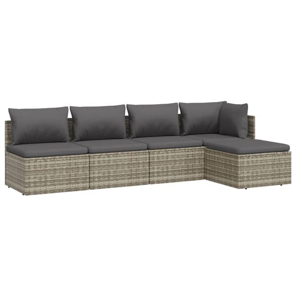 vidaXL Garden Lounge Set Grey