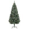 vidaXL Artificial Pre-lit Christmas Tree with Ball Set Pine Cones 70.9"