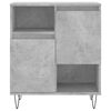 vidaXL Sideboard Concrete grey Engineered wood, Iron Medium